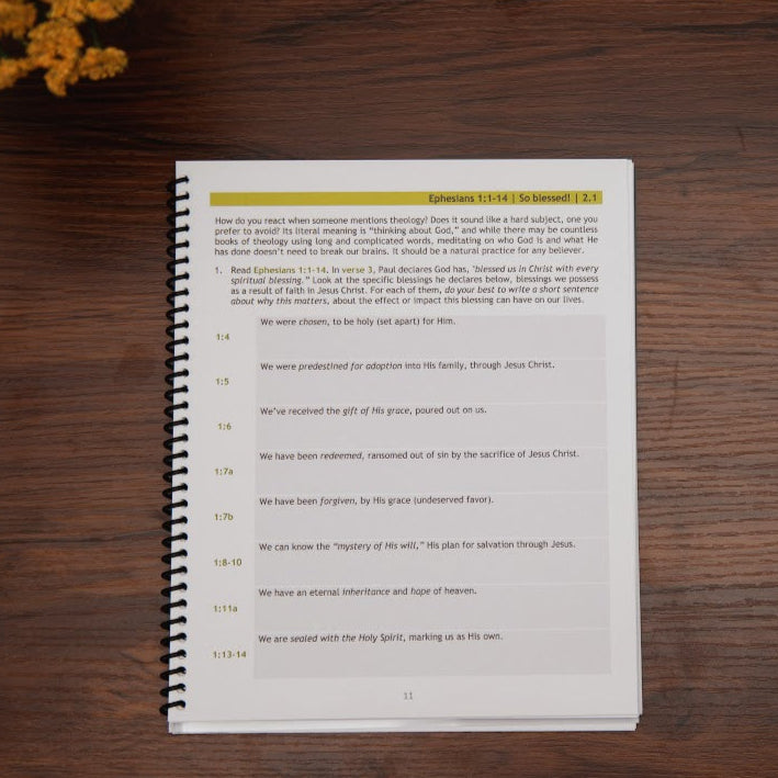 Sample lesson from Live Like You Believe, Ephesians Bible study