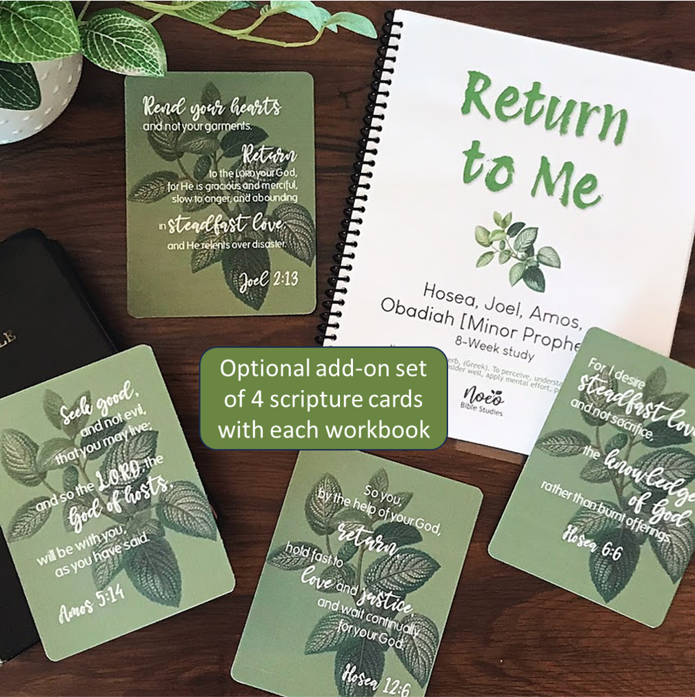 Return to Me: Minor Prophets 1 Bible Study