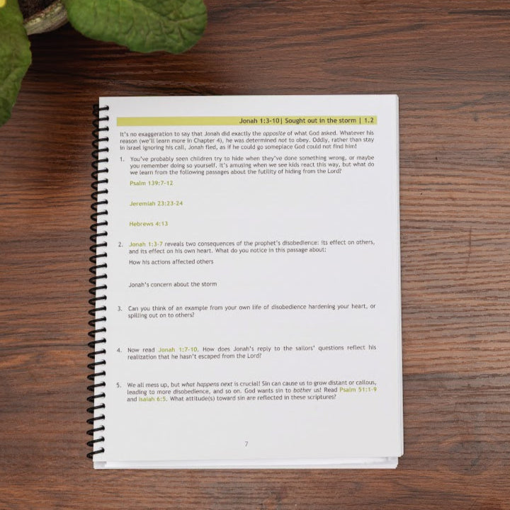 Sample lesson from Listen and Obey, Minor Prophets 2 Bible study