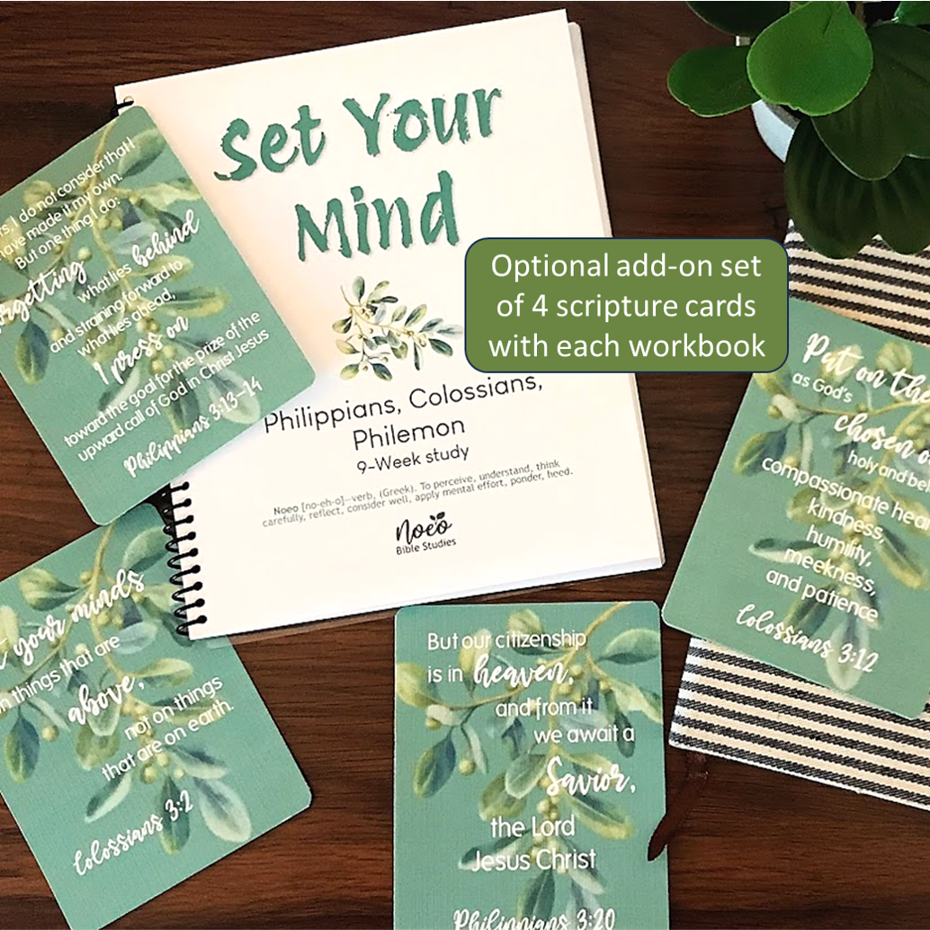 Set Your Mind: Philippians, Colossians, Philemon Bible Study