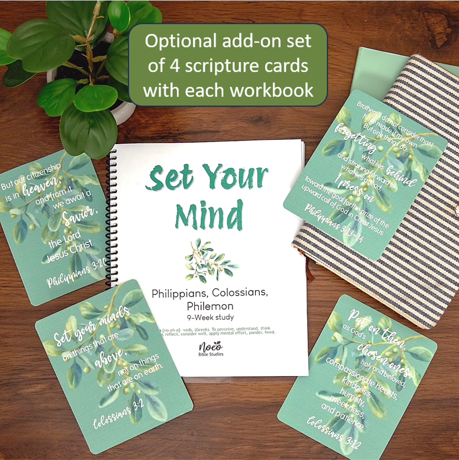 Set Your Mind: Philippians, Colossians, Philemon Bible Study