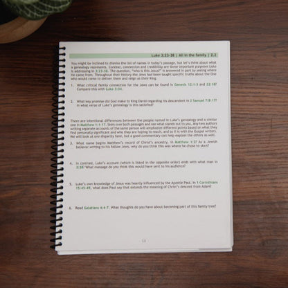 Sample lesson from Know for Sure, Gospel of Luke Bible study