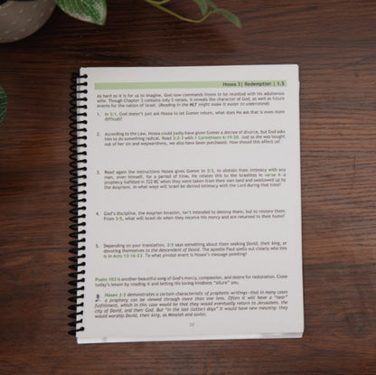 Sample lesson from Return to Me, Minor Prophets 1 Bible study