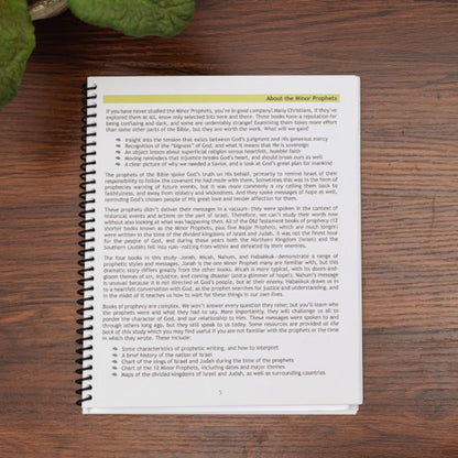 Intro page: About the Minor Prophets, from Listen and Obey workbook
