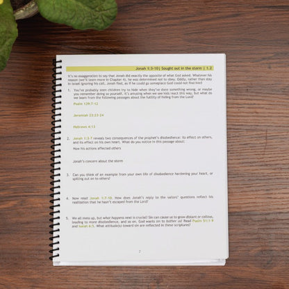 Sample lesson from Listen and Obey, Minor Prophets 2 Bible study